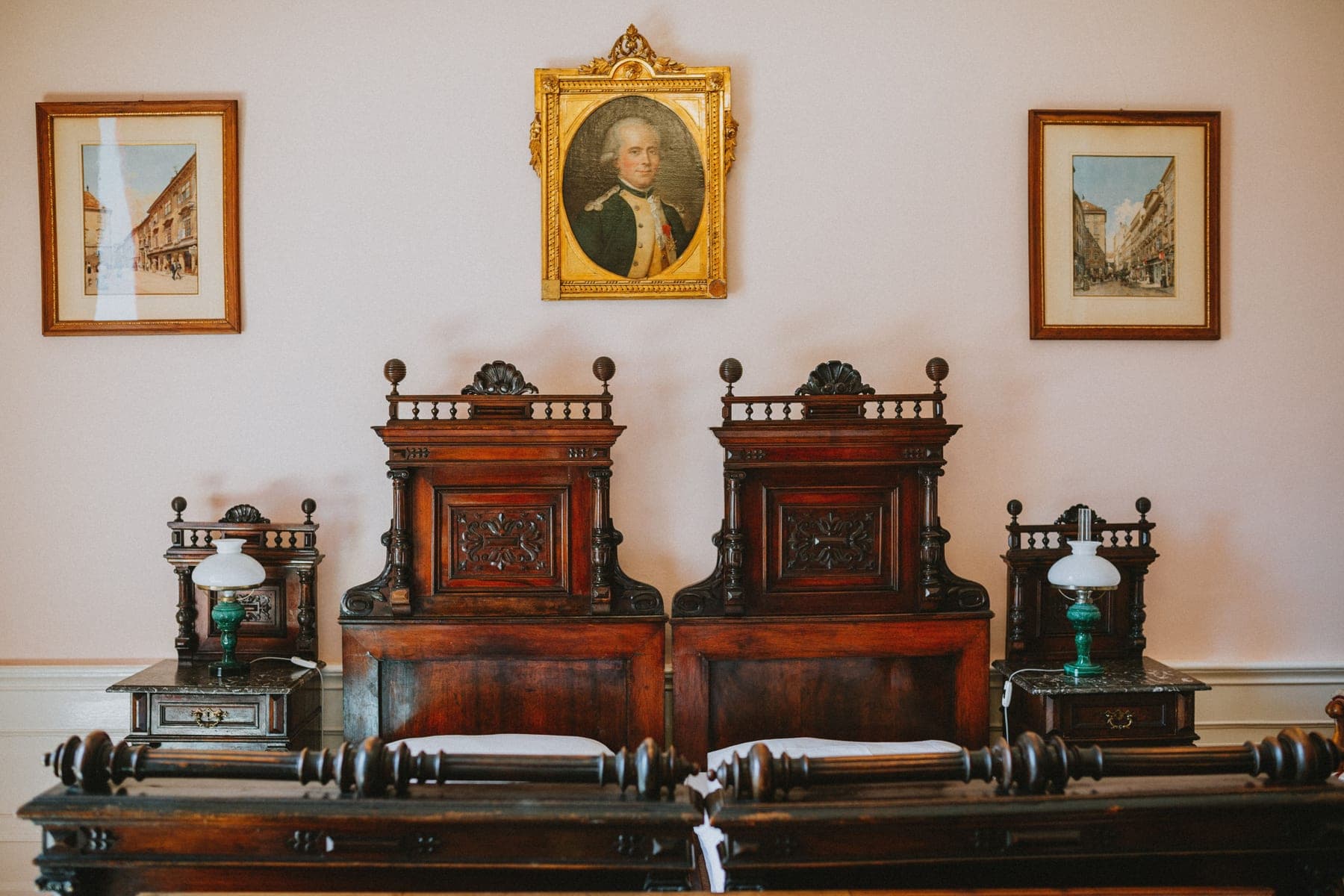The Maharaja hand-carved solid timber bed